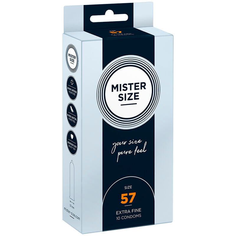 MISTER SIZE Préservatif Taille L 57 Mm (10 Unités) - Aura Intime
