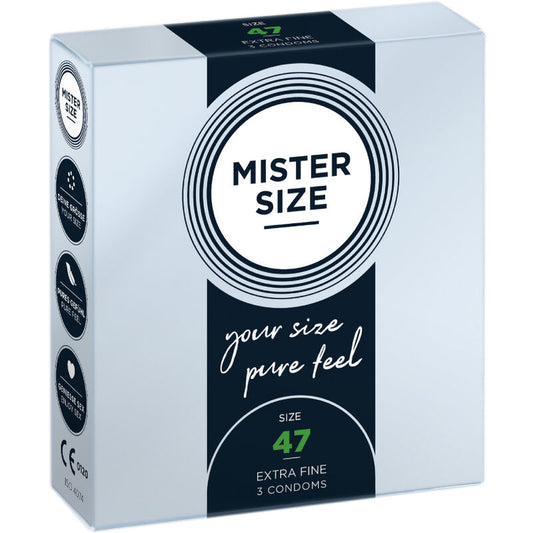 MISTER SIZE Préservatifs Taille Xs 47 Mm (3 Unités) - Aura Intime
