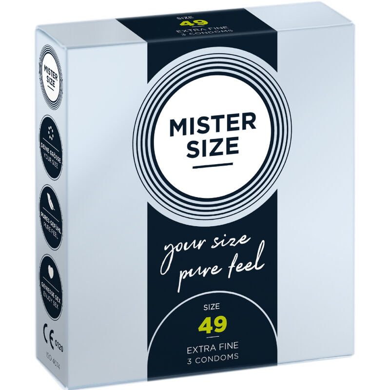 MISTER SIZE Préservatif Taille S 49 Mm (3 Unités) - Aura Intime