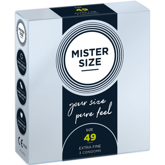 MISTER SIZE Préservatif Taille S 49 Mm (3 Unités) - Aura Intime