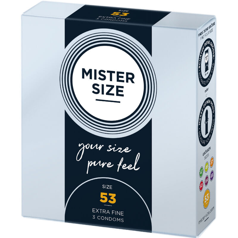 MISTER SIZE Préservatif Taille M 53 Mm (3 Unités) — vue détaillée