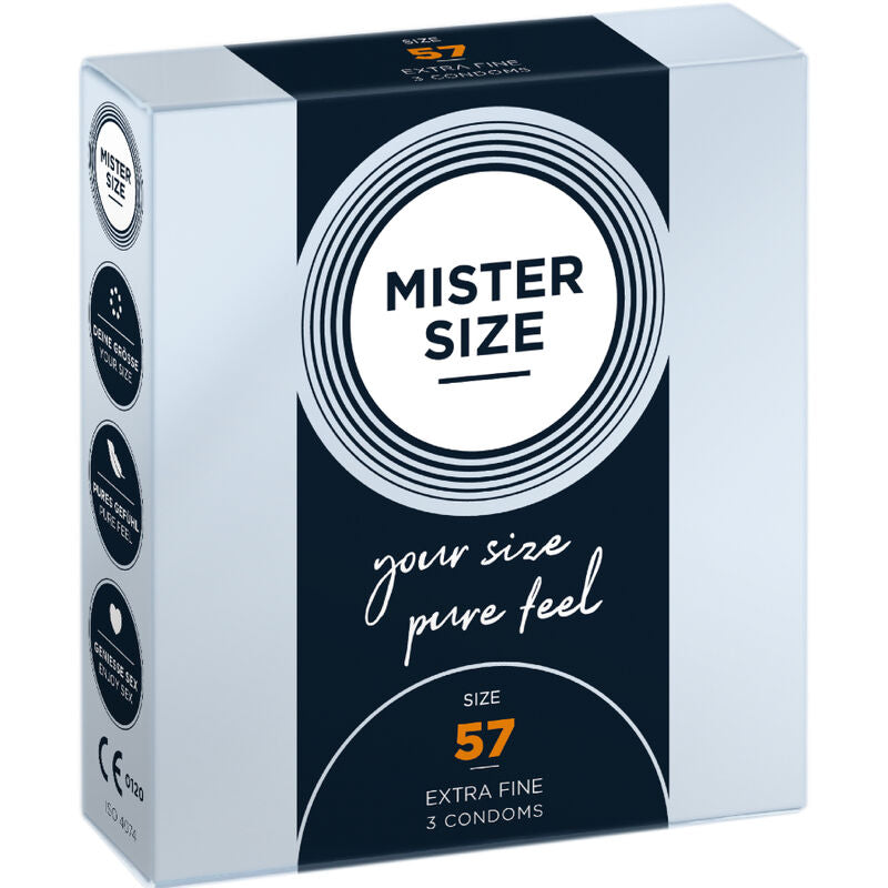 MISTER SIZE Préservatif Taille L 57 Mm (3 Unités) - Aura Intime