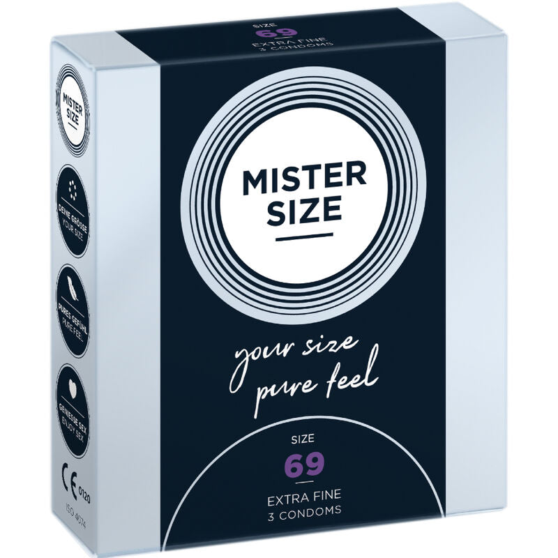 MISTER SIZE Préservatifs Taille Xxxl 69 Mm (3 Unités) - Aura Intime