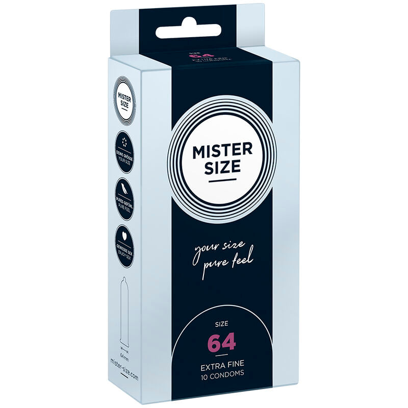 MISTER SIZE Préservatifs Taille Xxl 64 Mm (10 Unités) - Aura Intime