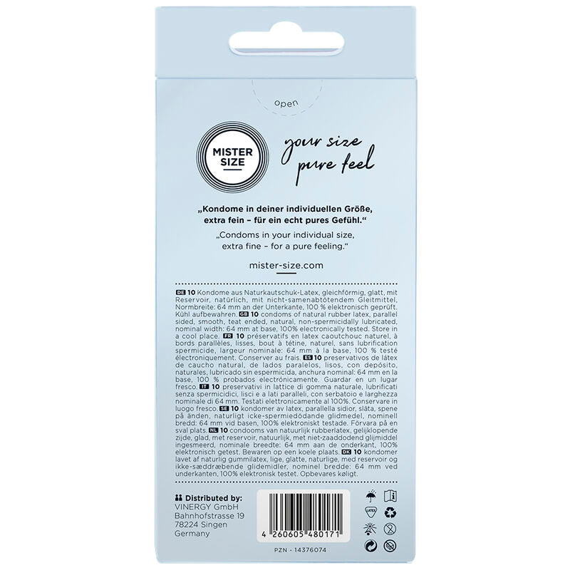 MISTER SIZE Préservatifs Taille Xxl 64 Mm (10 Unités) — vue alternative