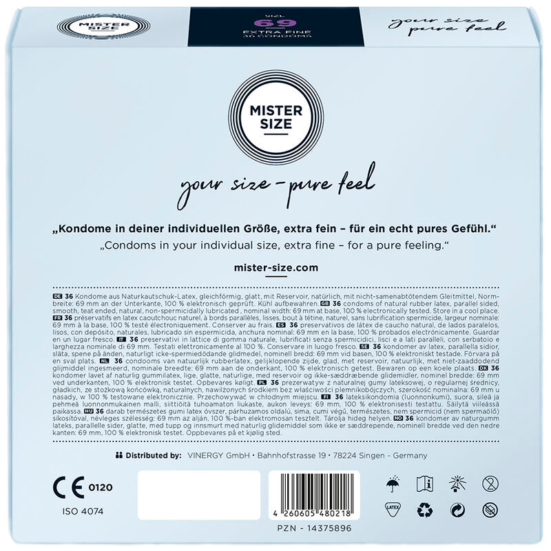 MISTER SIZE Préservatifs Taille Xxxl 69 Mm (36 Unités) — vue alternative