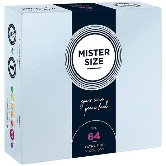 MISTER SIZE Préservatifs Taille Xxl 64 Mm (36 Unités) - Aura Intime