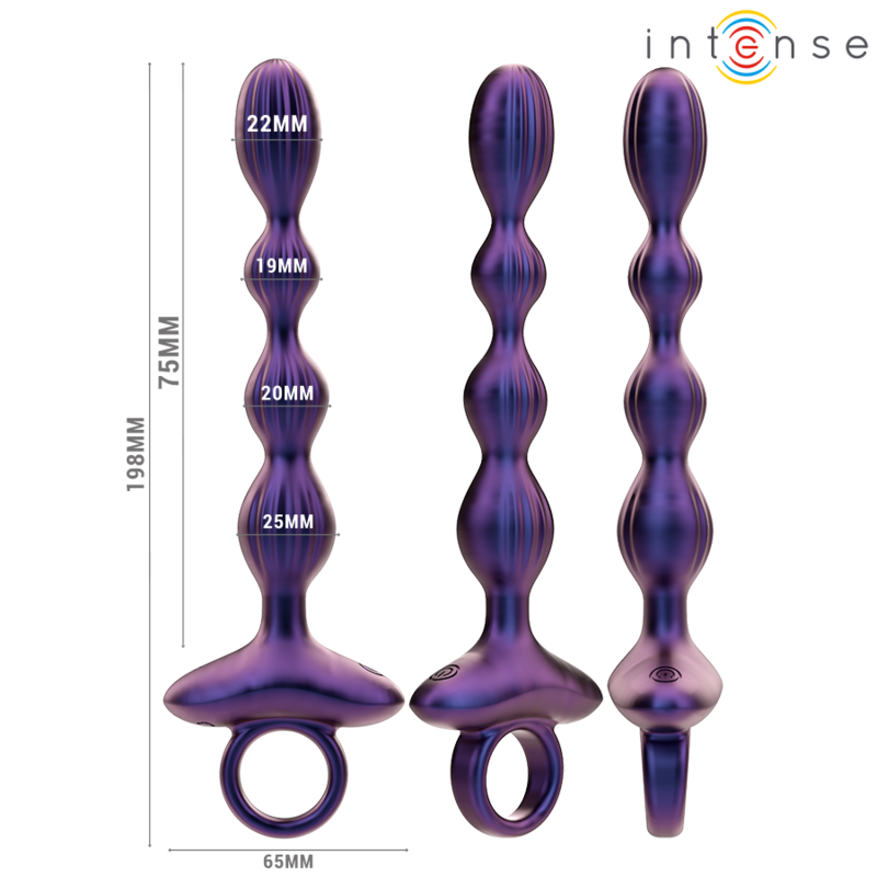 INTENSE - Jackie Plug Anal Vibrant Modèle 1 Télécommande