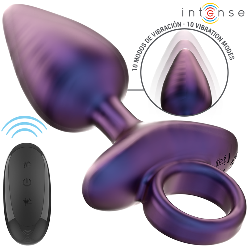 INTENSE ANAL TOYS MICHAEL PLUG ANAL VIBRANT MODÈLE 2 TÉLÉCOMMANDE — vue détaillée