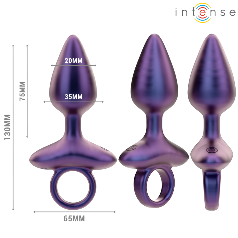 INTENSE ANAL TOYS MICHAEL PLUG ANAL VIBRANT MODÈLE 2 TÉLÉCOMMANDE — vue alternative