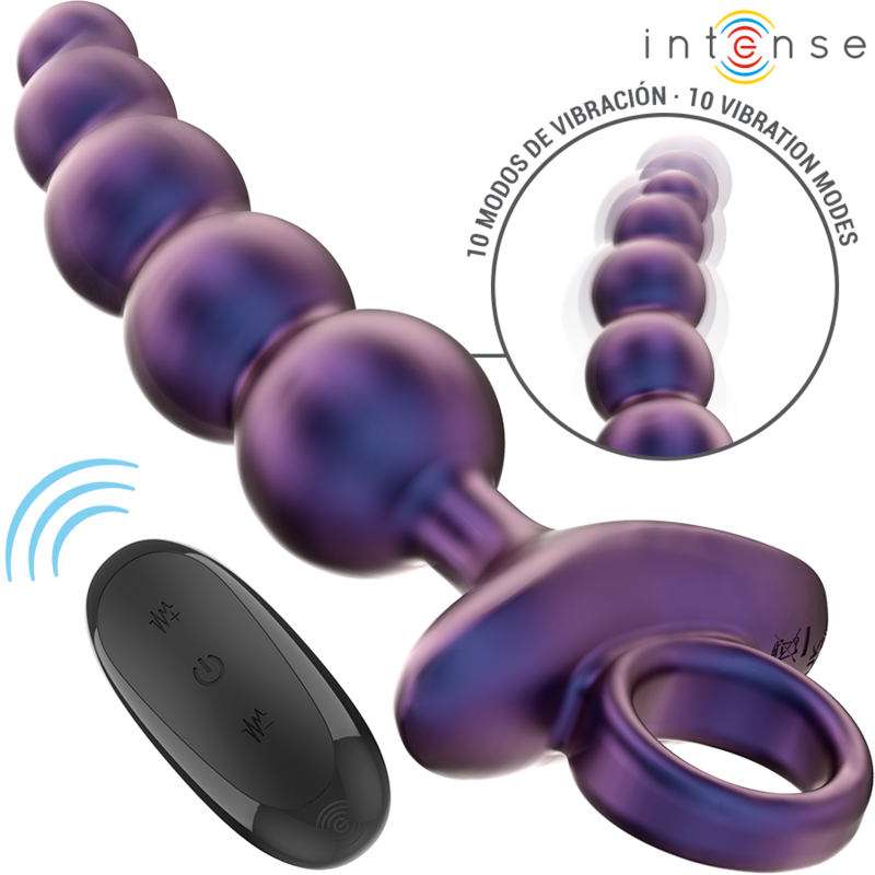 INTENSE - Tito Plug Anal Vibrant Modèle 3 Télécommande