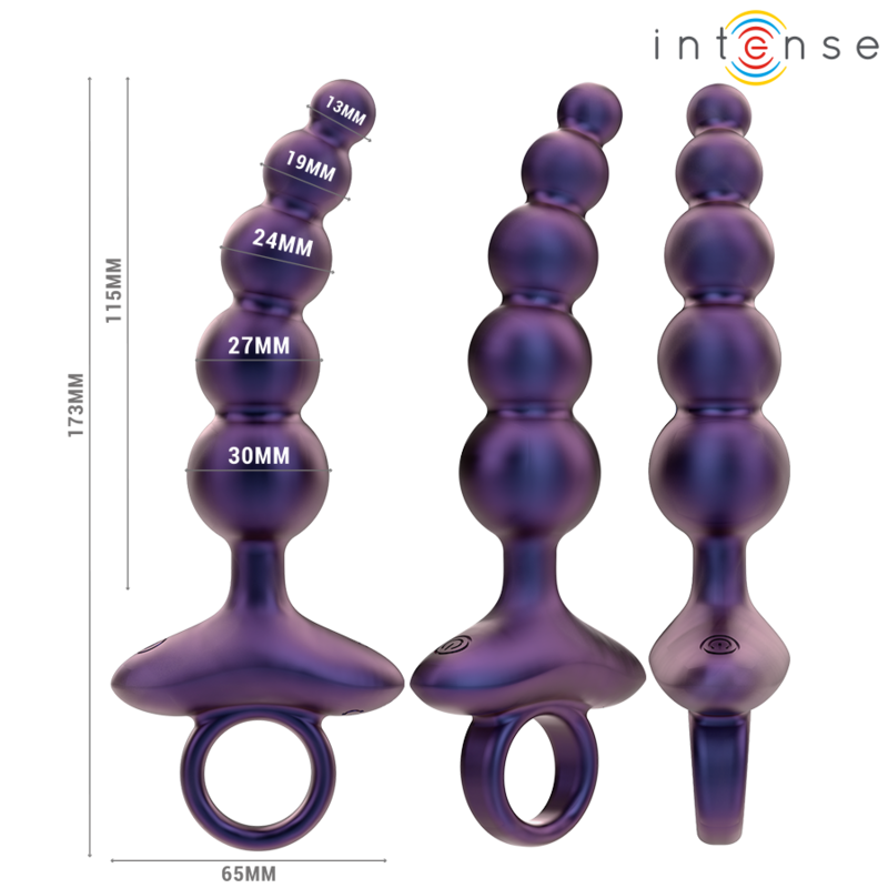 INTENSE ANAL TOYS TITO PLUG ANAL VIBRANT MODÈLE 3 TÉLÉCOMMANDE — vue alternative