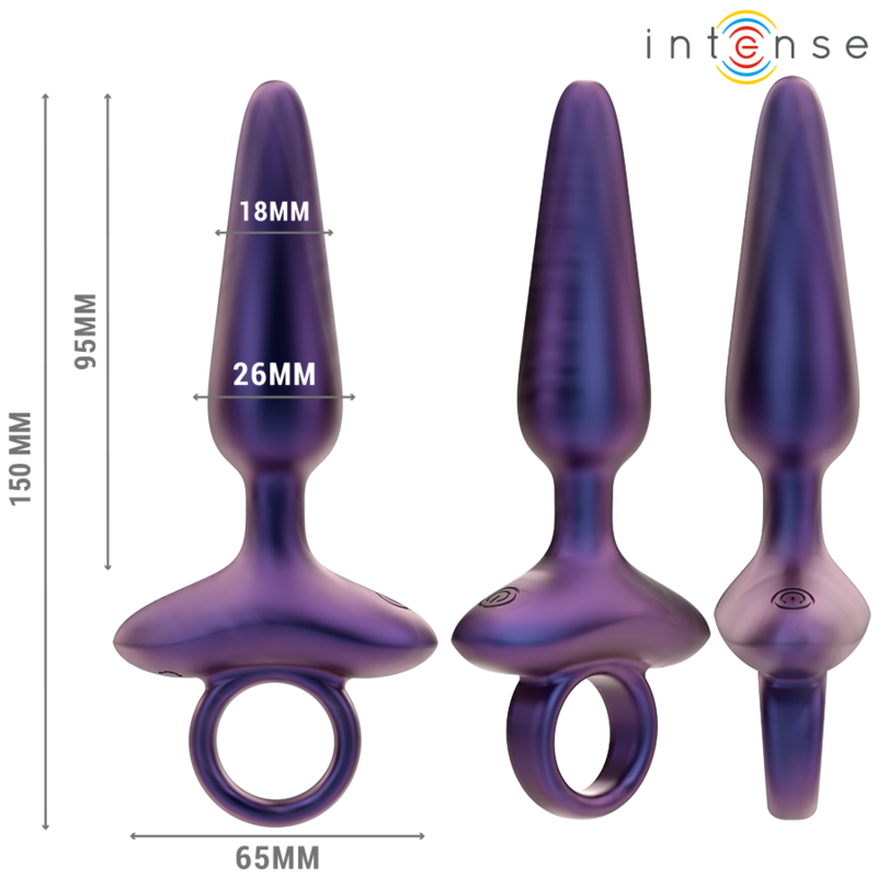 INTENSE ANAL TOYS MARLON PLUG ANAL VIBRANT MODÈLE 4 TÉLÉCOMMANDE — vue alternative