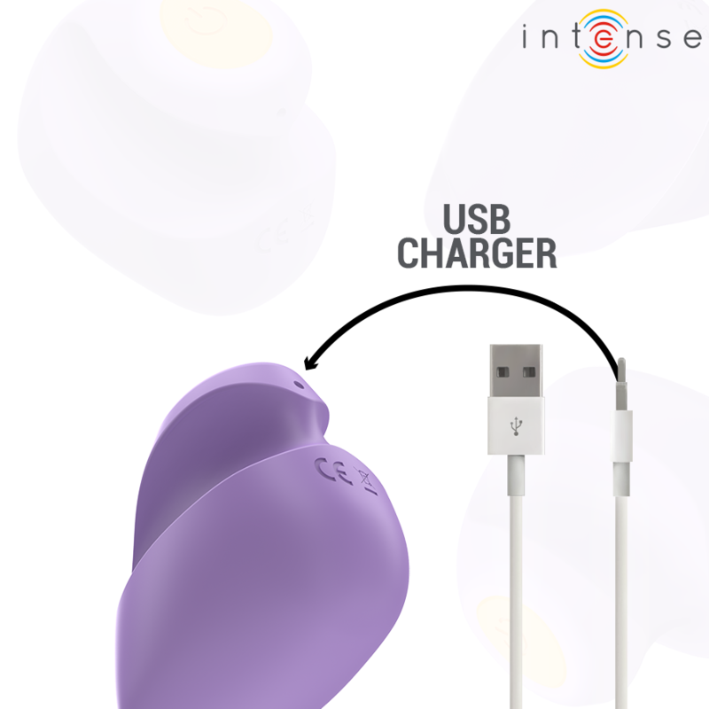INTENSE FUN TOYS Ursula Stimulateur 10 Vibrations Violet — accessoires inclus