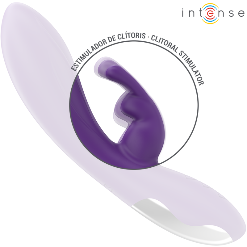 INTENSE HIGH TECH Randall Vibrateur Rabbit 10 Vibrations Violet — vue arrière