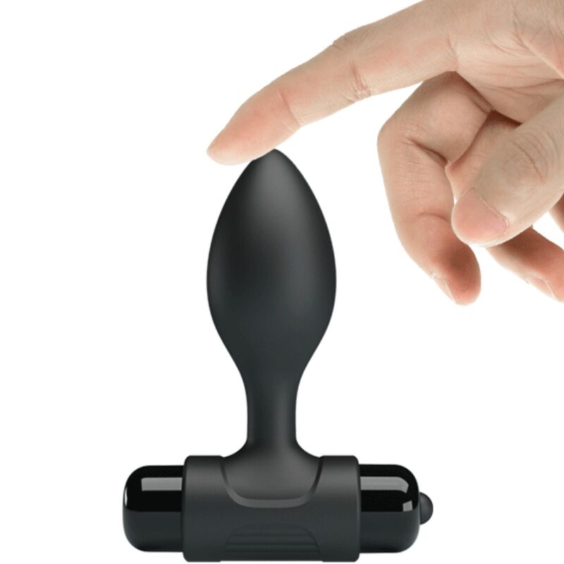 PRETTY LOVE PARTY UP VIBRA BUTT 10 VIBRATIONS PLUG ANAL NOIR — vue arrière