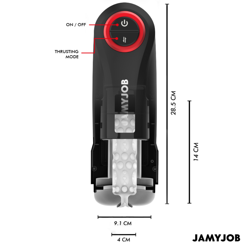 JAMYJOB MASTURBATEUR VAGIN AUTOMATIQUE PAR GRAVITÉ 5 MODES D'ASPI... — vue alternative