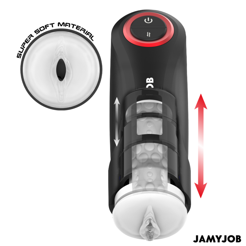 JAMYJOB MASTURBATEUR VAGIN AUTOMATIQUE PAR GRAVITÉ 5 MODES D'ASPI... — vue détaillée