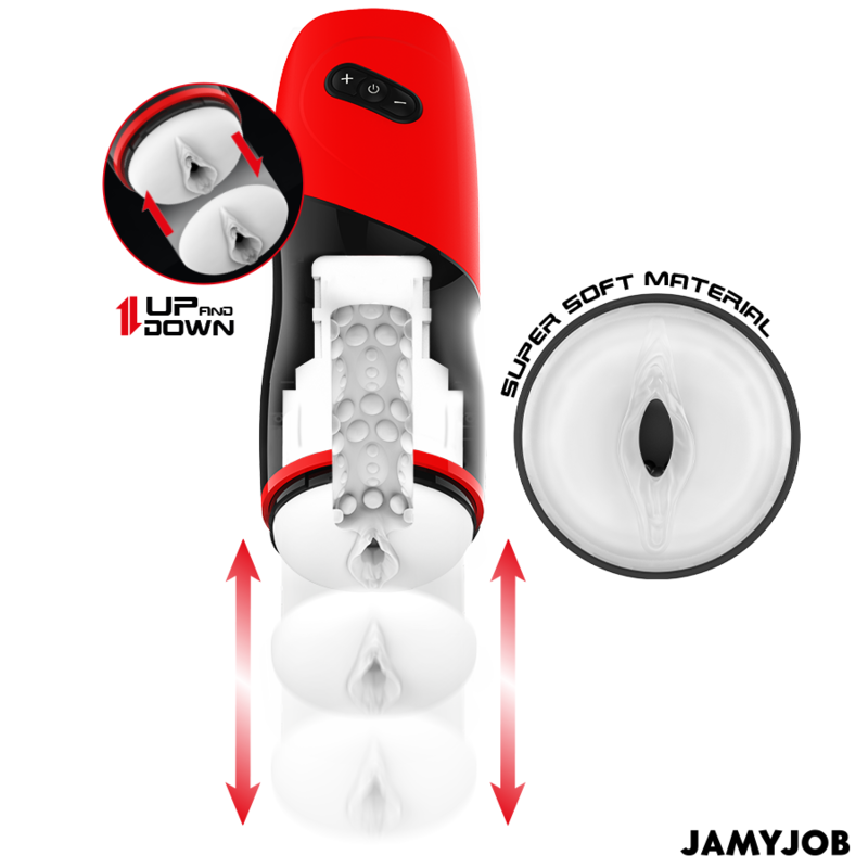 JAMYJOB - Masturbateur Vagin Automatique Xpeed 5 Modes De Poussée Et Effet Sonore