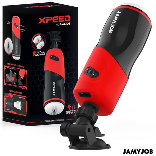 JAMYJOB - Masturbateur Vagin Automatique Xpeed 5 Modes De Poussée Et Effet Sonore