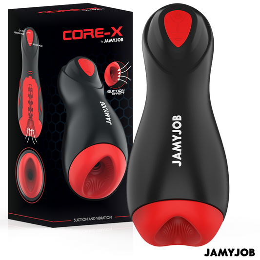 JAMYJOB Masturbateur Automatique Core-X 5 Modes D'Aspiration Vibr... - Aura Intime