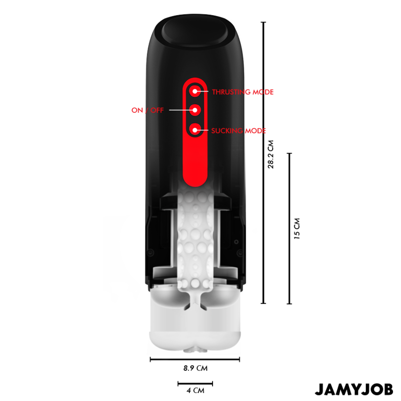 JAMYJOB MASTURBATEUR VAGIN AUTOMATIQUE PHANTOM 5 MODES D'ASPIRATI... — vue arrière