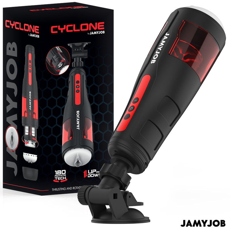 JAMYJOB MASTURBATEUR VAGIN AUTOMATIQUE CYCLONE 10 MODES ROTATION ... - Aura Intime