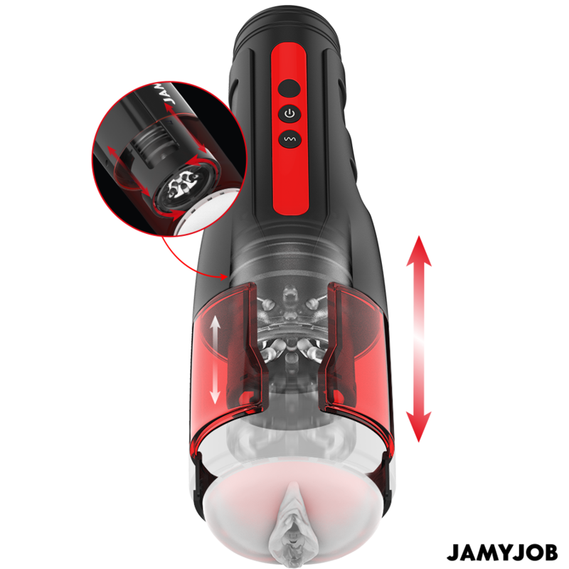 JAMYJOB MASTURBATEUR VAGIN AUTOMATIQUE CYCLONE 10 MODES ROTATION ... — vue détaillée