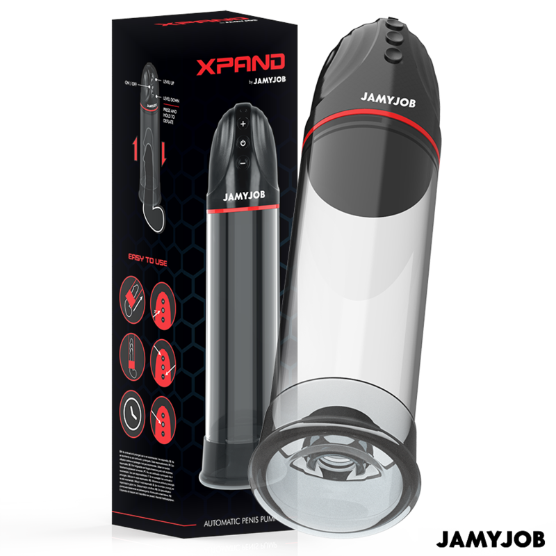 JAMYJOB Pompe Automatique Xpand 3 Niveaux D'Aspiration Gris — vue détaillée