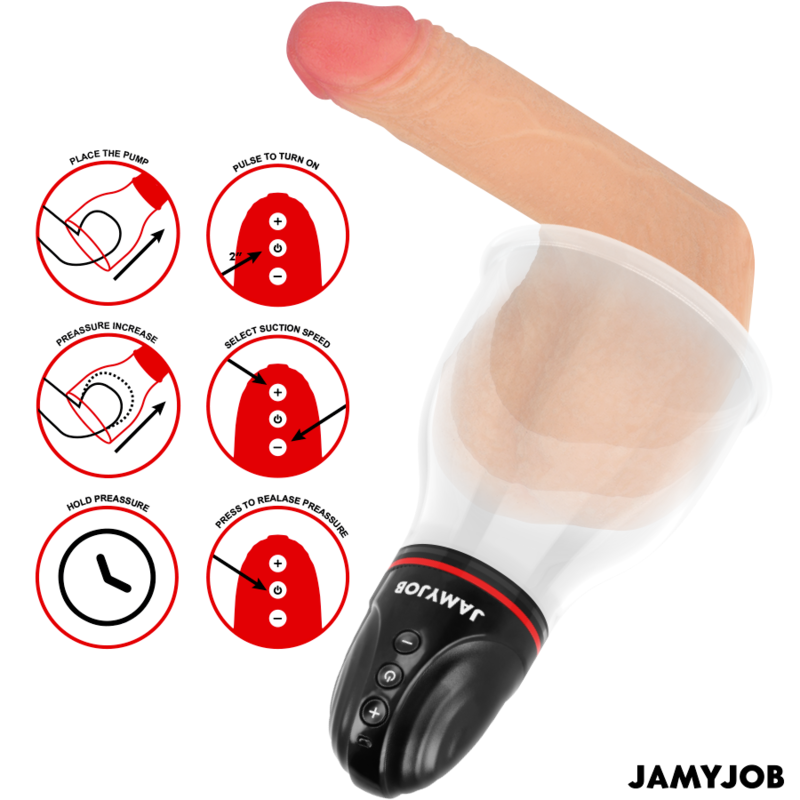 JAMYJOB Xpand Lite Pompe À Testicules Automatique 3 Niveaux D'Asp... — vue alternative