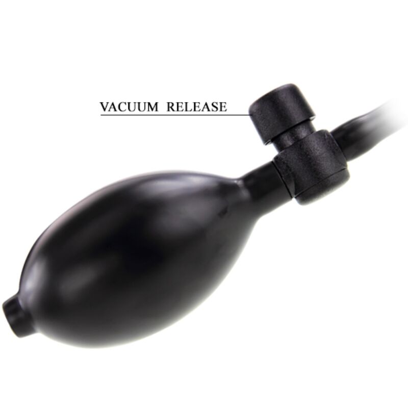 PRETTY LOVE PARTY UP PLUG ANAL GONFLABLE NOIR — accessoires inclus
