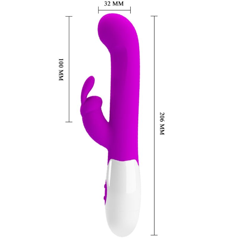 PRETTY LOVE Vibrateur Centaure Lapin 30 Modes Vibration Violet — vue alternative