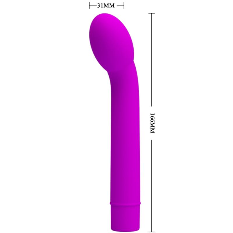 PRETTY LOVE Vibrateur Point G Logan 10 Vibrations Violet — vue arrière