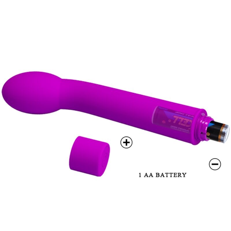 PRETTY LOVE Vibrateur Point G Logan 10 Vibrations Violet — accessoires inclus