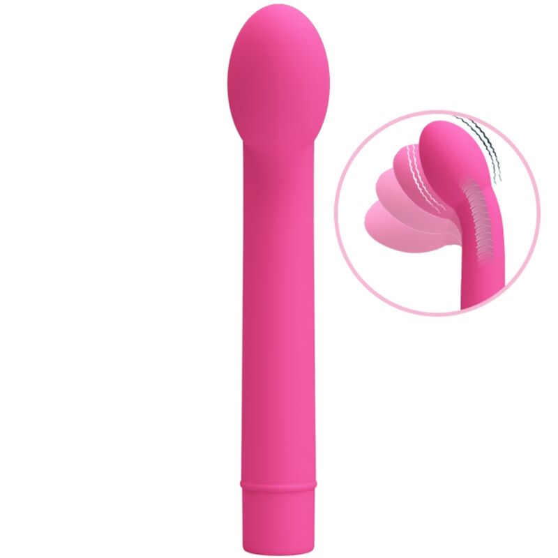 PRETTY LOVE Vibrateur Point G Logan 10 Vibrations Rose — vue détaillée