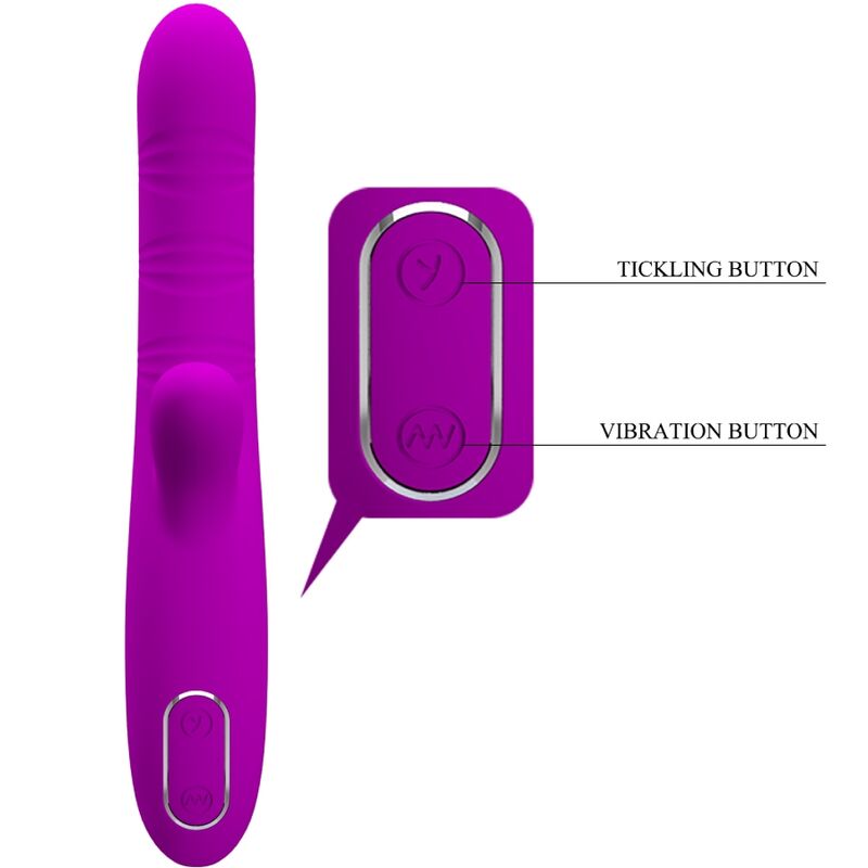 PRETTY LOVE Vibrateur Multifonction Angelique + Stimulateur Clitoris ... — vue arrière