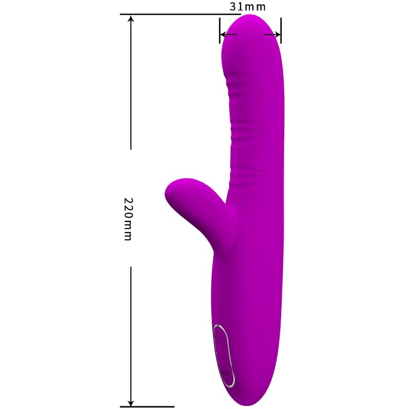 PRETTY LOVE Vibrateur Multifonction Angelique + Stimulateur Clitoris ... — vue alternative