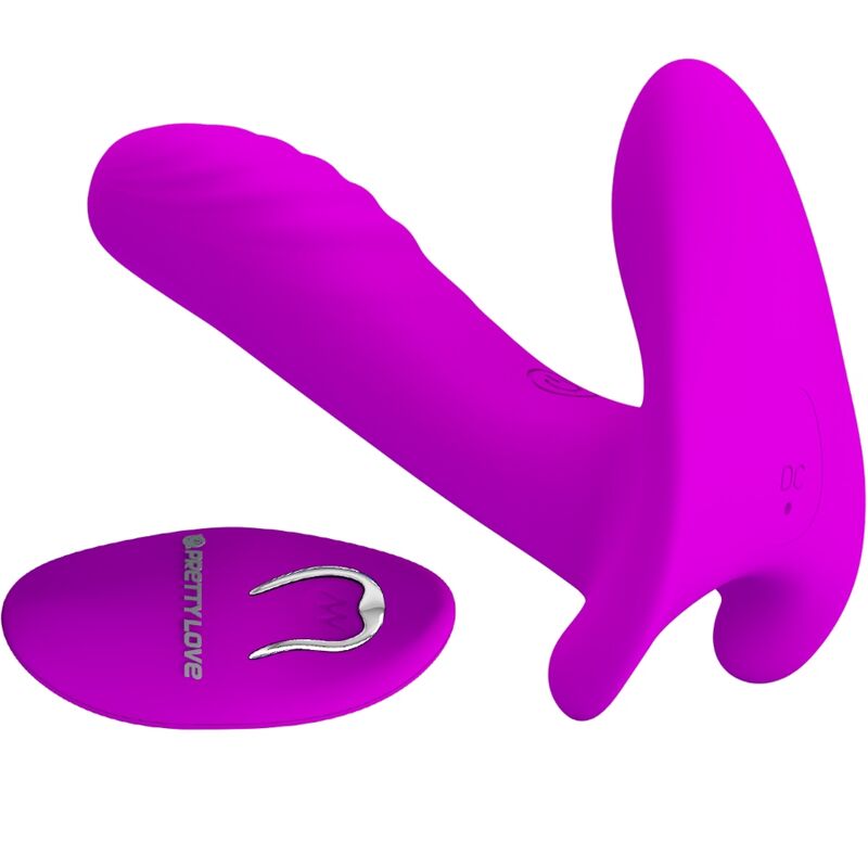 PRETTY LOVE Masseur & Vibrateur 12 Vibrations Télécommande Violet — vue détaillée