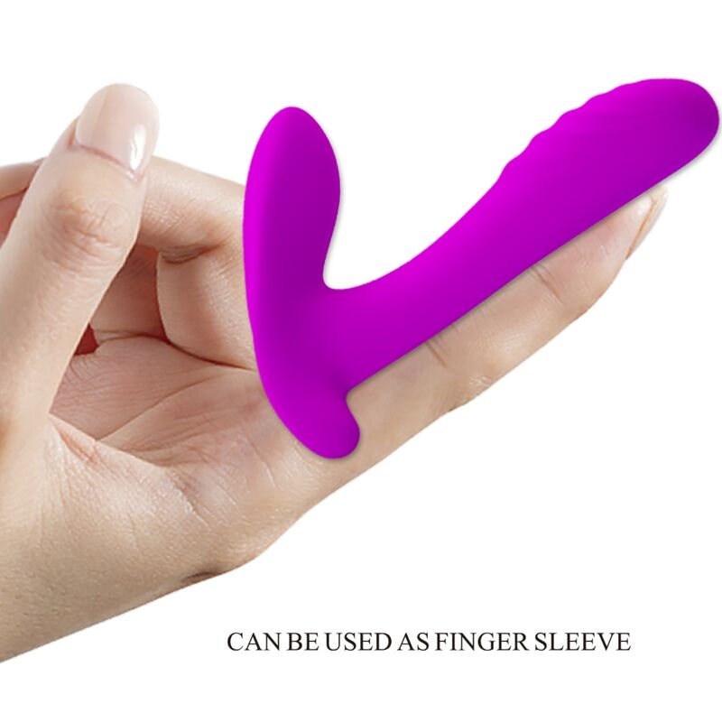 PRETTY LOVE Masseur & Vibrateur 12 Vibrations Télécommande Violet — accessoires inclus