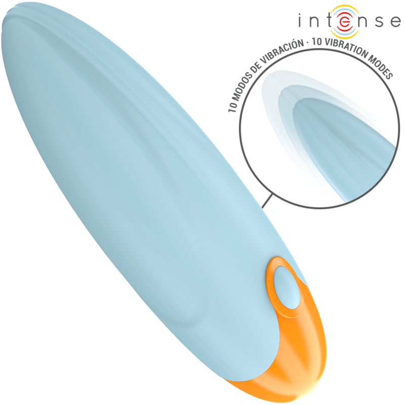 INTENSE FUN TOYS Mike Bullet Vibrant 10 Vibrations Bleu - Aura Intime