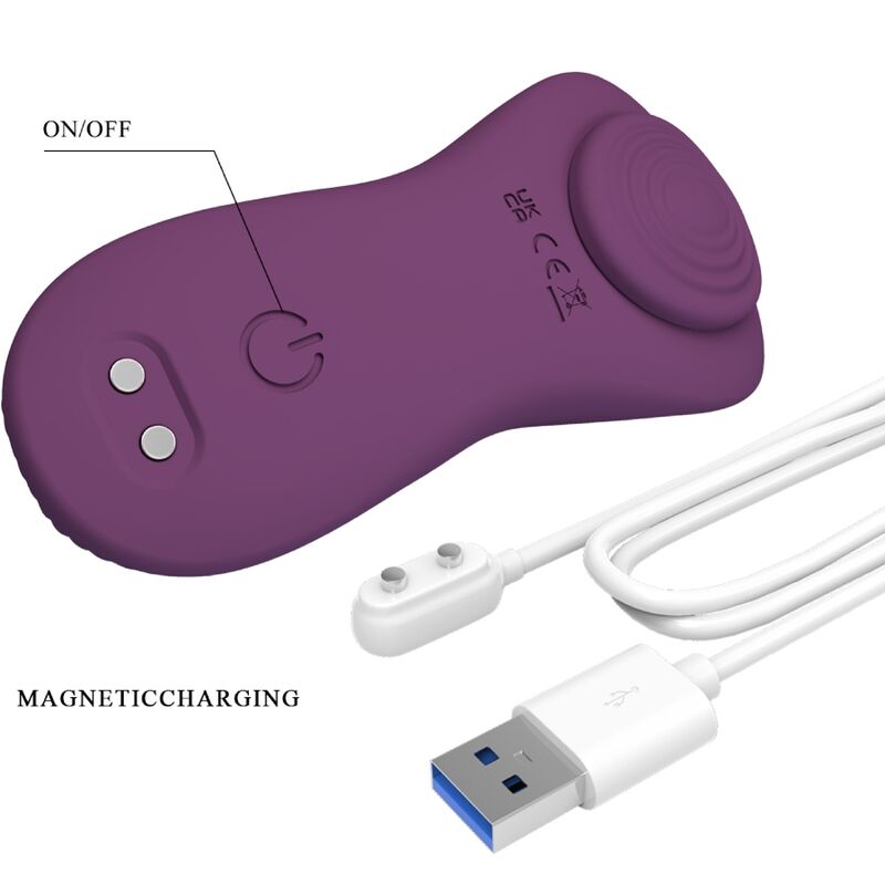 PRETTY LOVE Mane Lay On Masseur Clitoris 10 Vibrations Télécommande V... — accessoires inclus