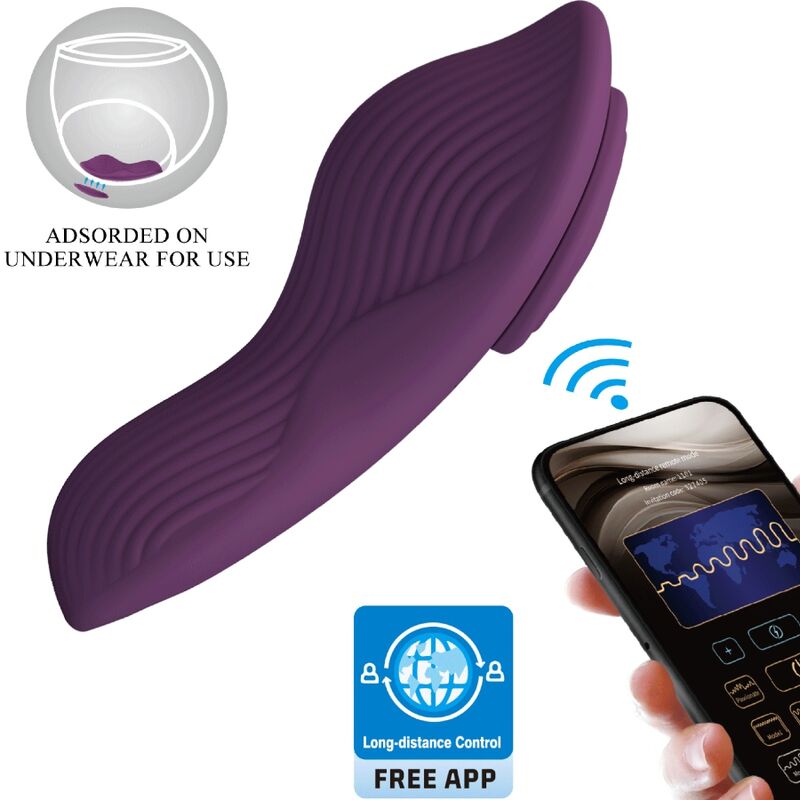 PRETTY LOVE Mane Lay On Masseur Clitoris 10 Vibrations Télécommande V... - Aura Intime