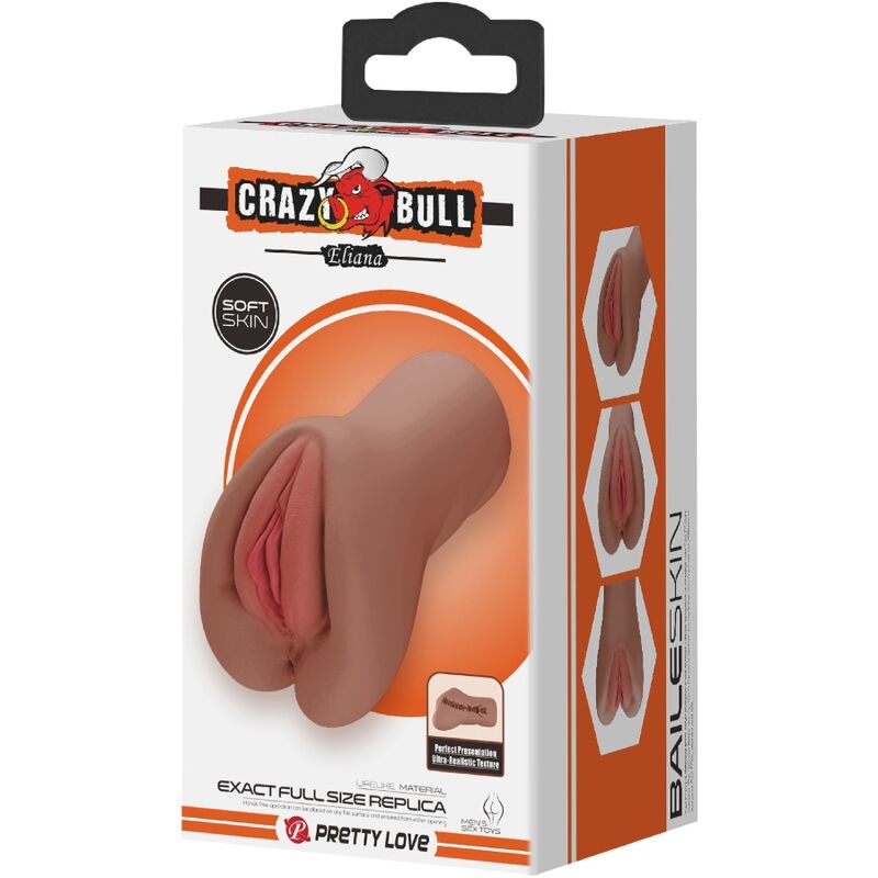 CRAZY BULL Eliana Mulâtre Vagin Anus — accessoires inclus