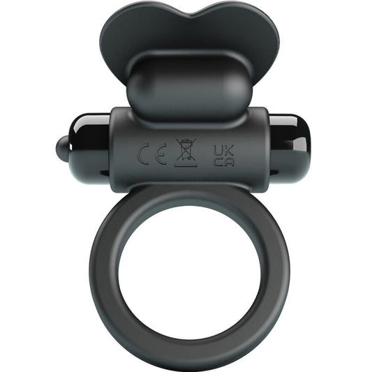 PRETTY LOVE BAGUE VIBRANTE DEBONAIRE LAPIN 10 VIBRATIONS NOIRE - Aura Intime