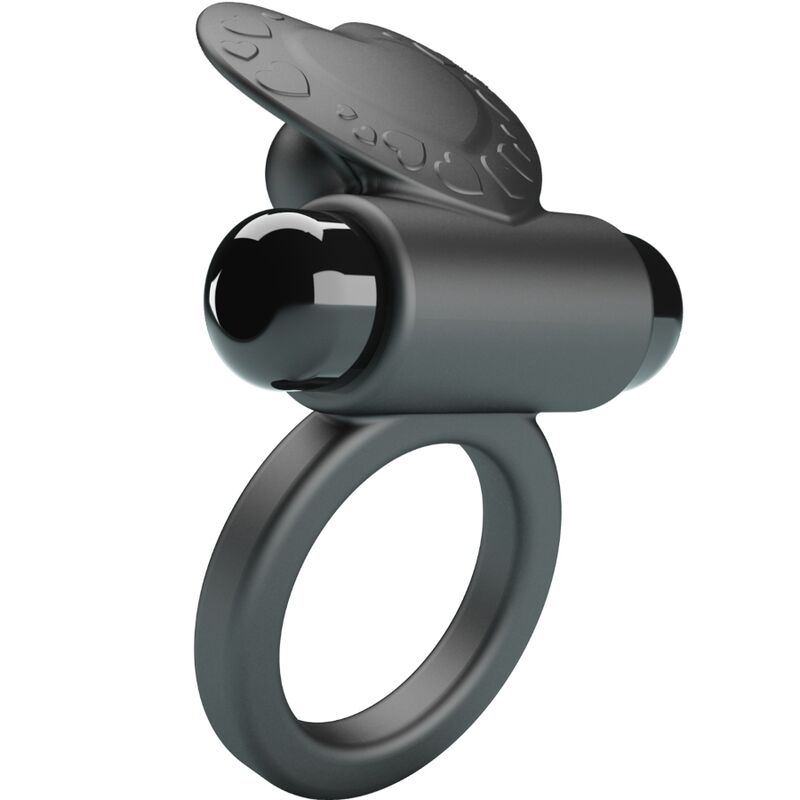 PRETTY LOVE BAGUE VIBRANTE DEBONAIRE LAPIN 10 VIBRATIONS NOIRE — vue alternative