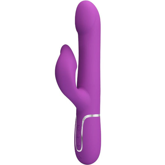 PRETTY LOVE Vibrateur Stimulateur Multifonction 4 1 Violet - Aura Intime