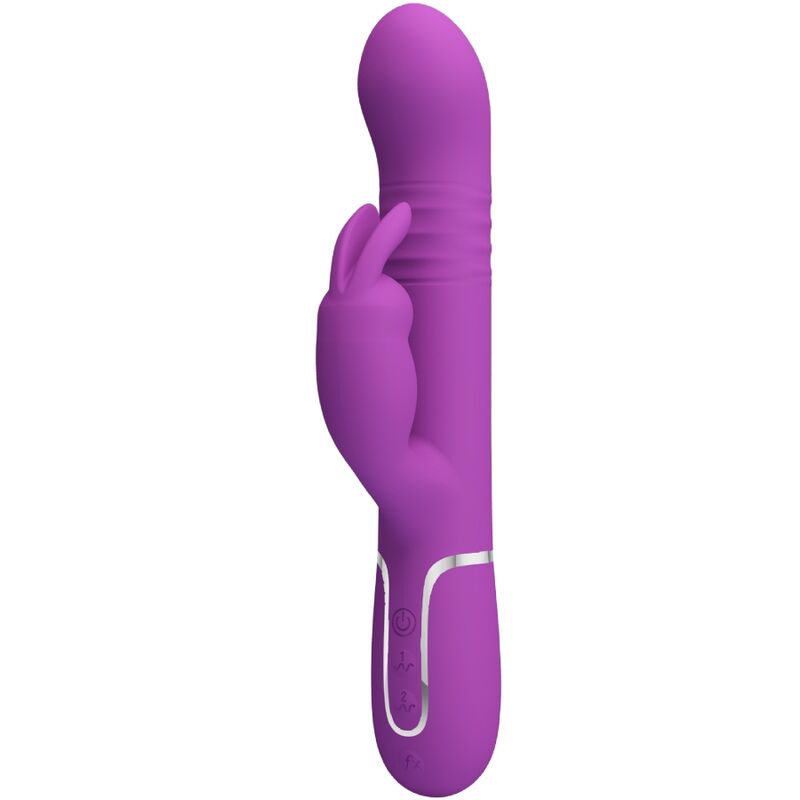 PRETTY LOVE Vibrateur Lapin Multifonction Coale 4 1 Violet - Aura Intime