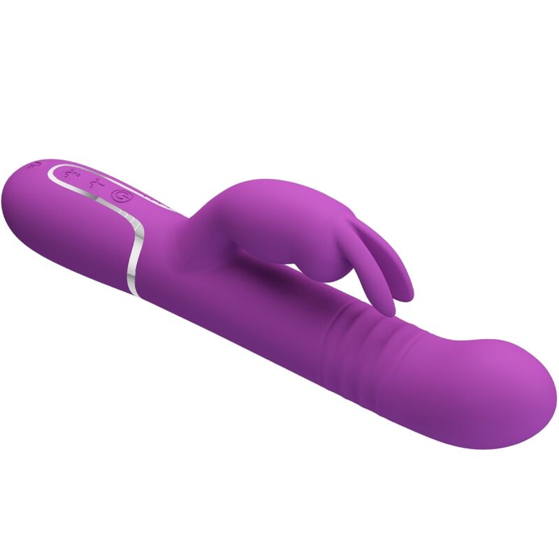 PRETTY LOVE Vibrateur Lapin Multifonction Coale 4 1 Violet — vue arrière