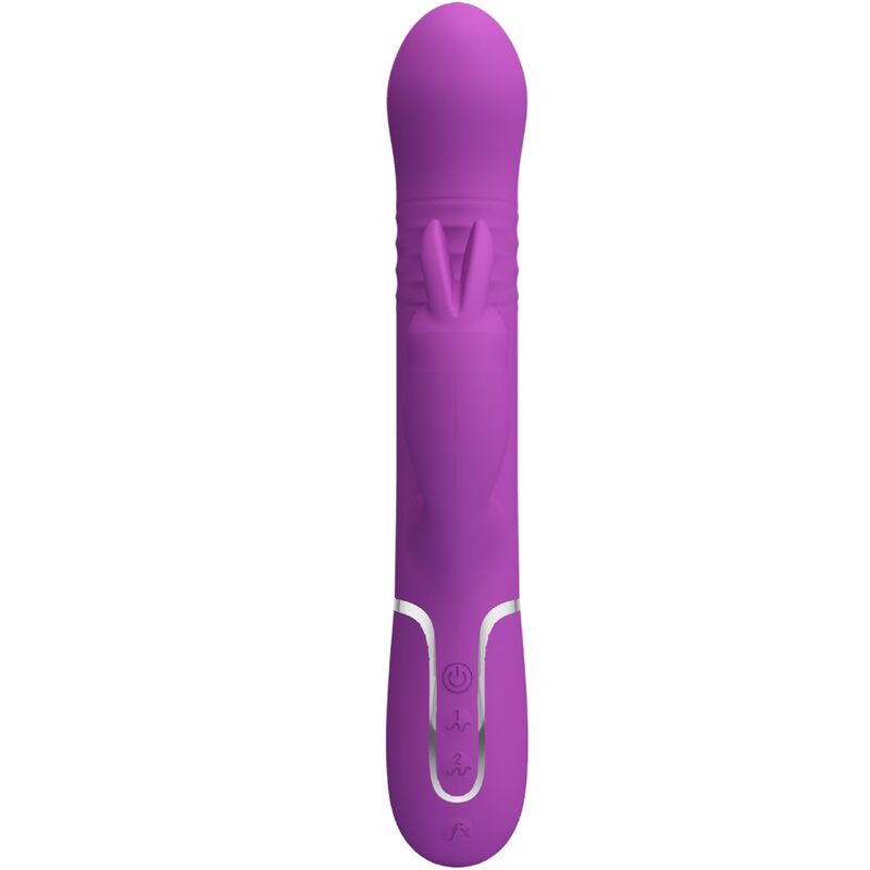 PRETTY LOVE Vibrateur Lapin Multifonction Coale 4 1 Violet — vue détaillée