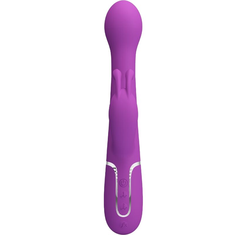 PRETTY LOVE Vibrateur Lapin Multifonction 3 1 Dejon Violet — vue détaillée